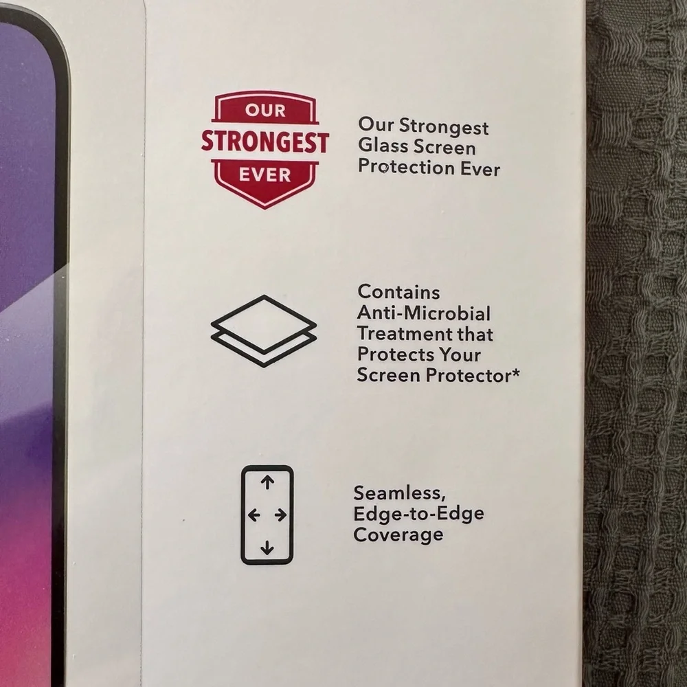 NIB InvisibleShield Glass+ Defense Elite Screen Protector for iPhone 14 Pro Max